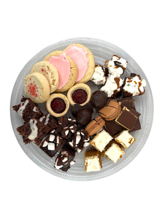Valentine's Baked Goods Party Platter