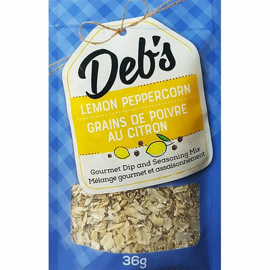 Lemon-Peppercorn Dip Mix - Deb's Dips