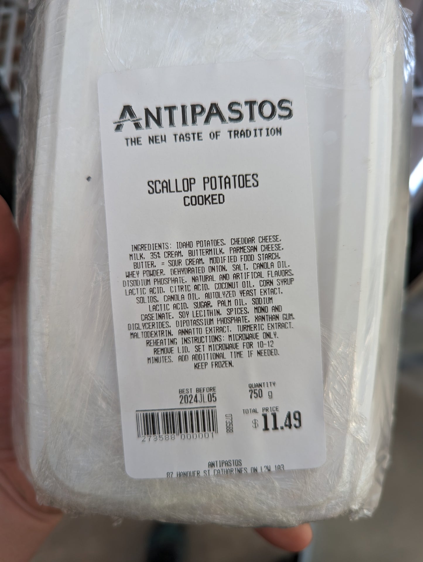 Scallop Potatoes 750g- Antipastos