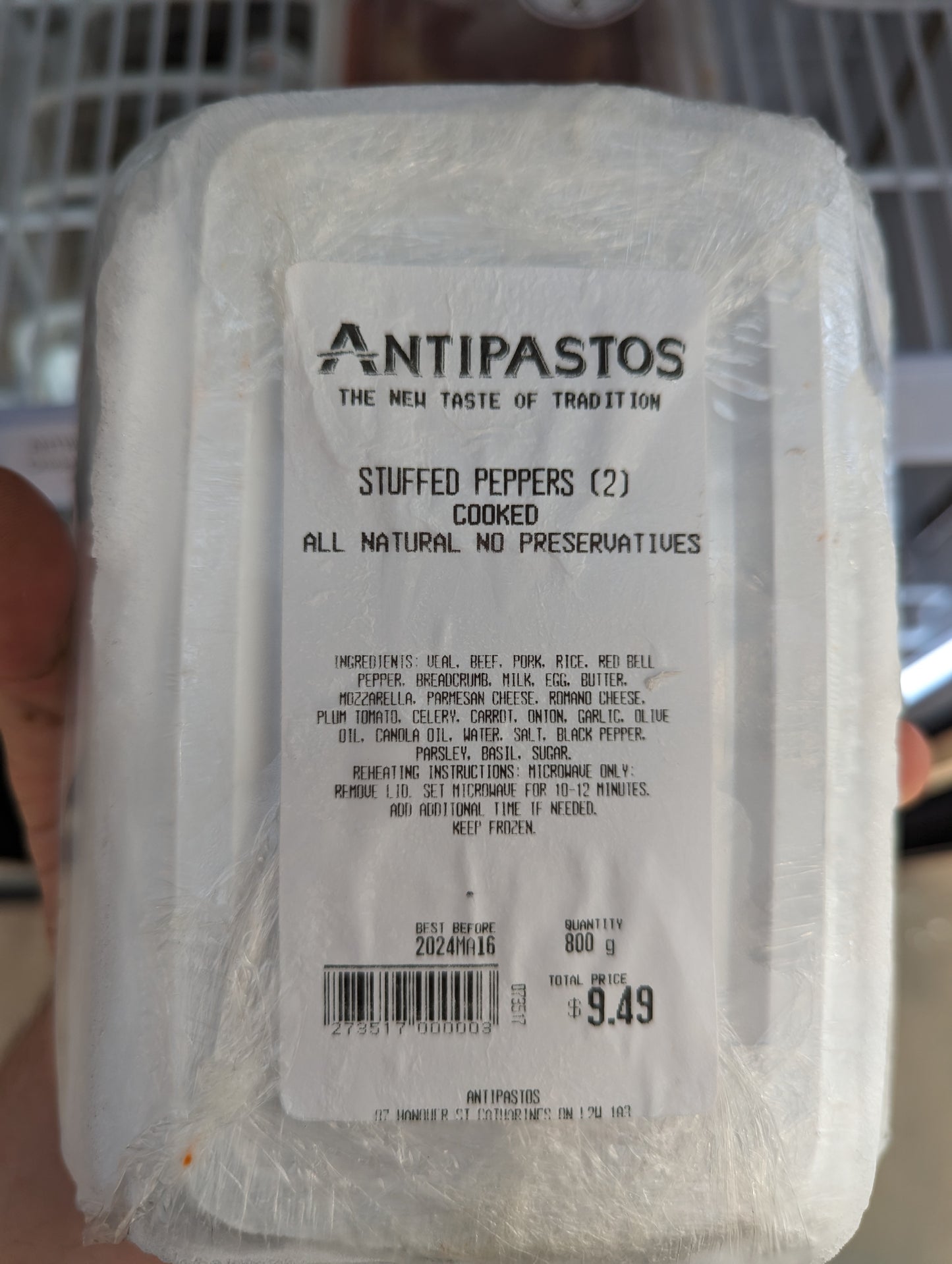 Stuffed Peppers 800g- Antipastos