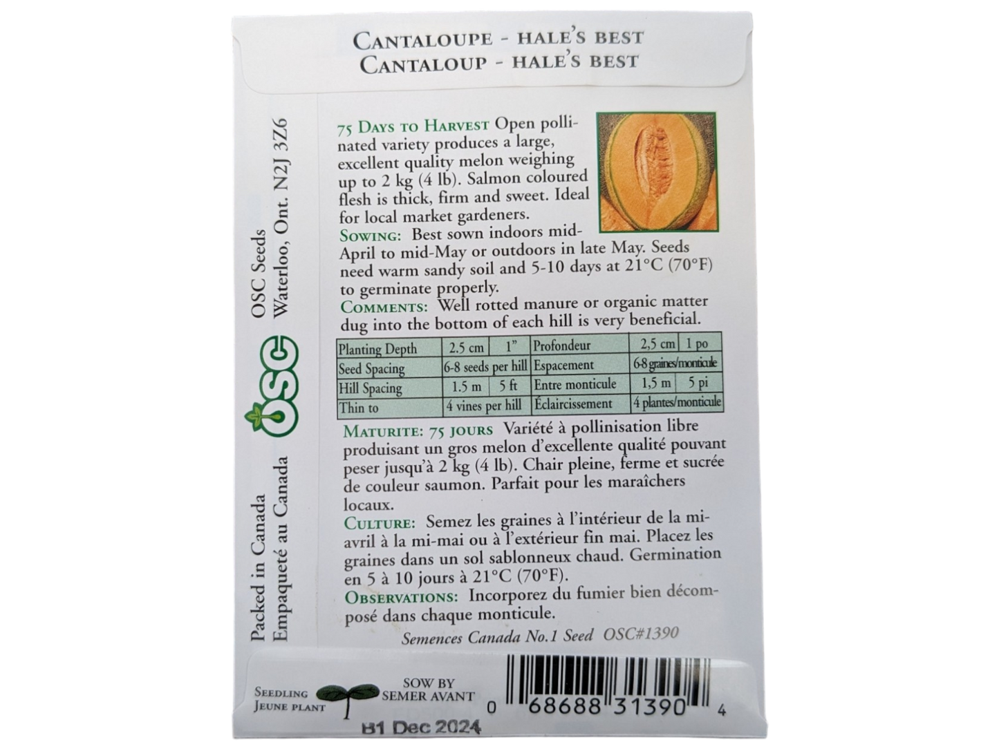 Cantaloupe - Hale's Best