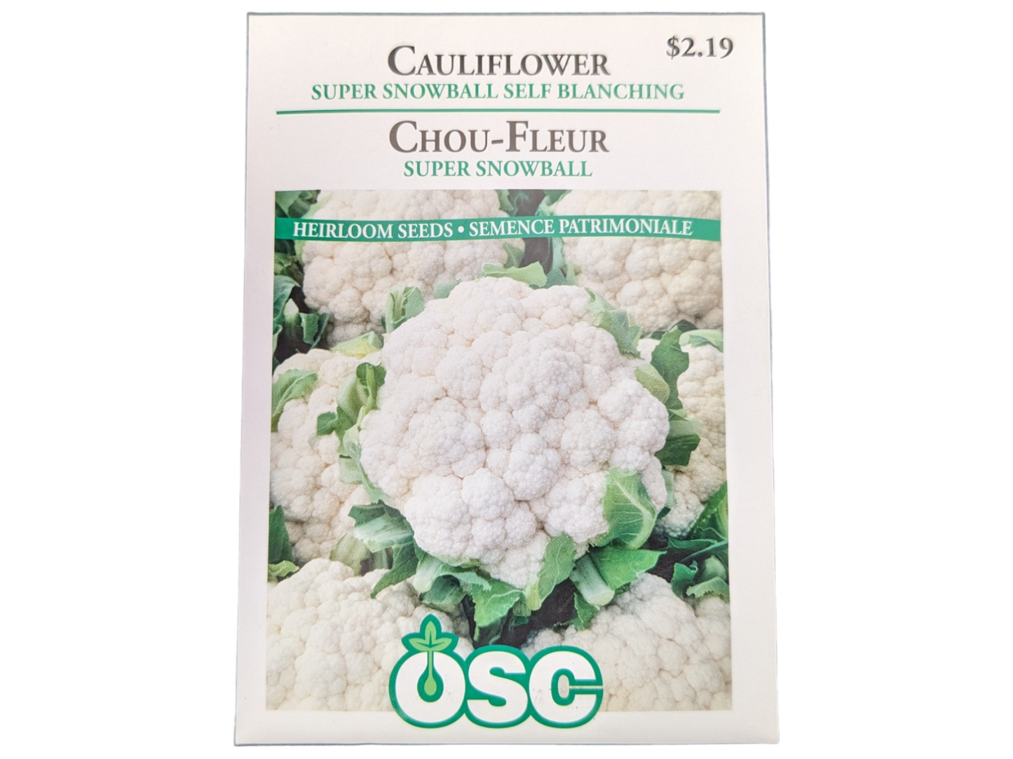 Cauliflower - Super Snowball Self Blanching