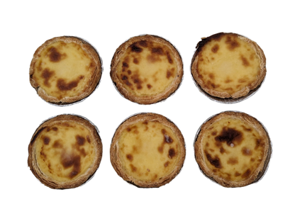 Homemade Portuguese Tarts - 6 pack