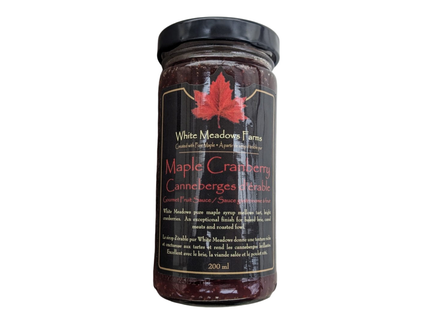 Maple Cranberry Fruit Sauce