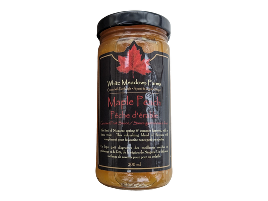 Maple Peach Fruit Sauce