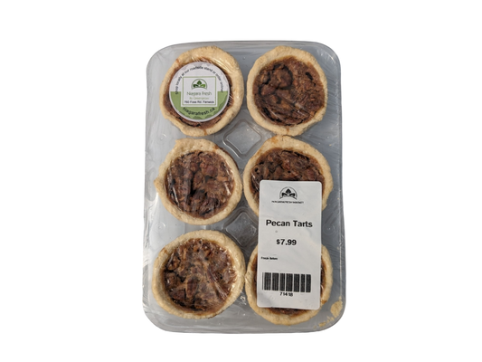 Homemade Pecan Butter Tarts - 6 pack - Frozen