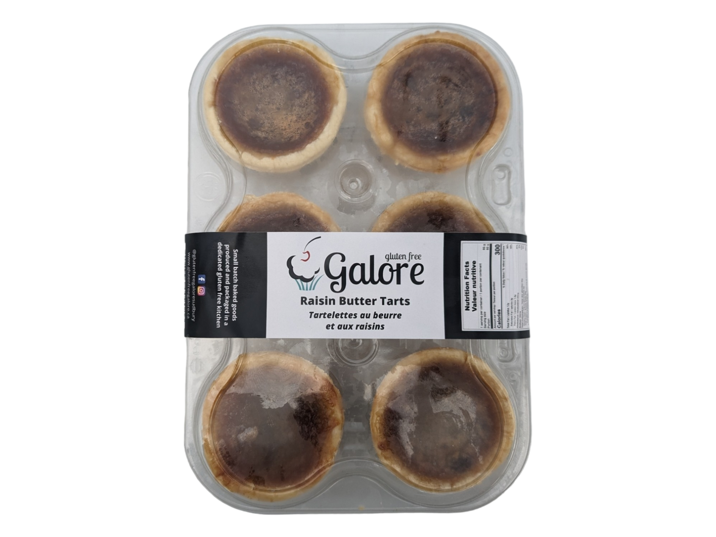 Gluten Free Raisin Butter Tarts - Galore