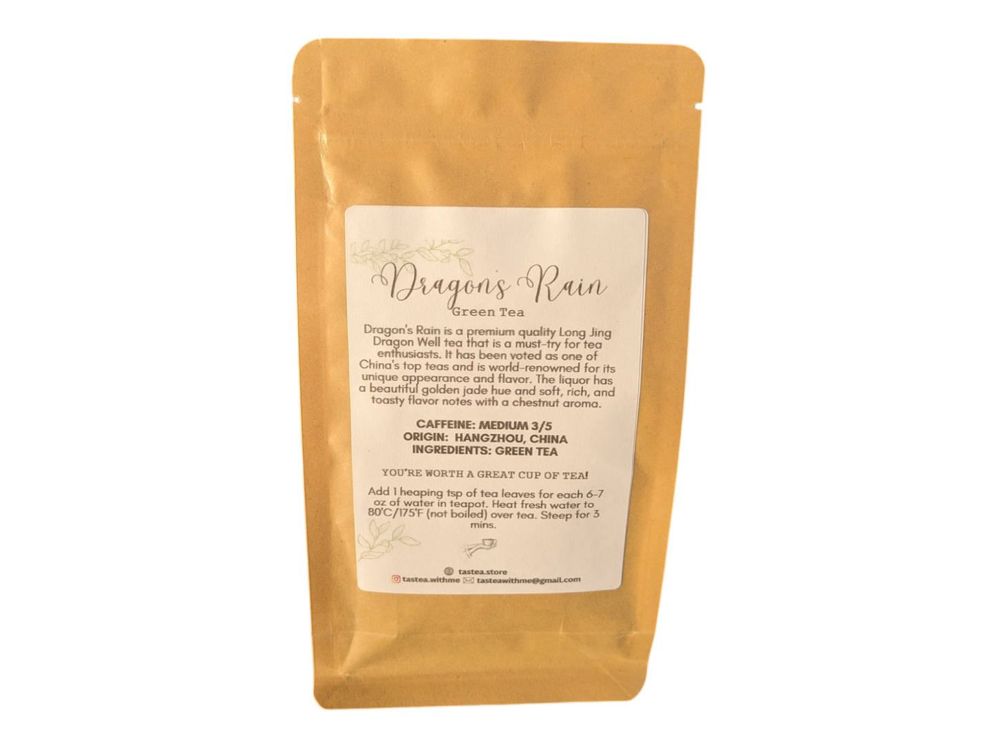 TasTea Dragons Rain Loose Leaf Tea