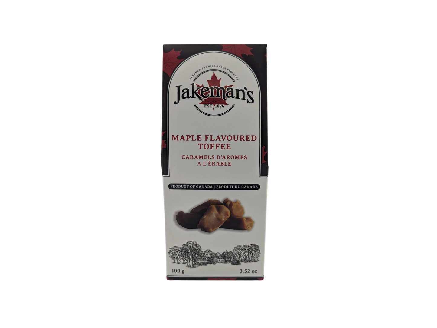 Jakeman's Maple Flavoured Toffee - 100g