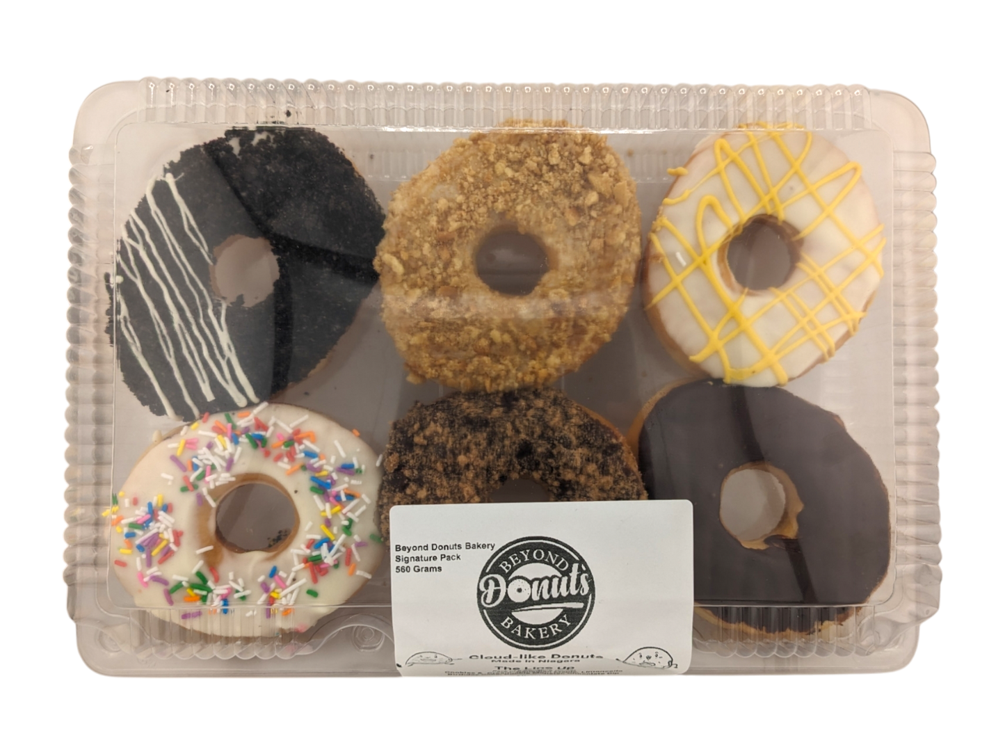 6 Pack of Assorted Donuts - Beyond Donuts Original Pack