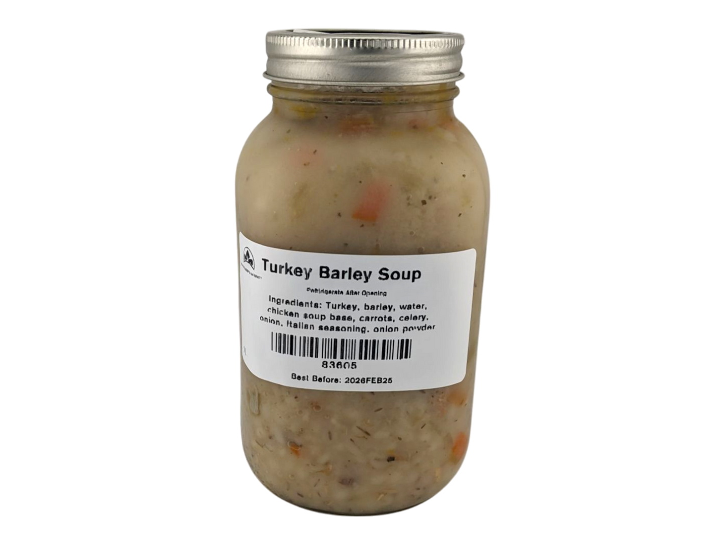 Homemade Turkey Barley Soup - 1L