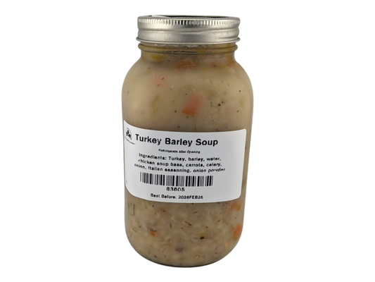 Homemade Turkey Barley Soup - 1L