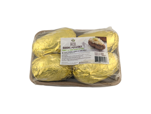 4 Pack Foil Wrapped Potatoes