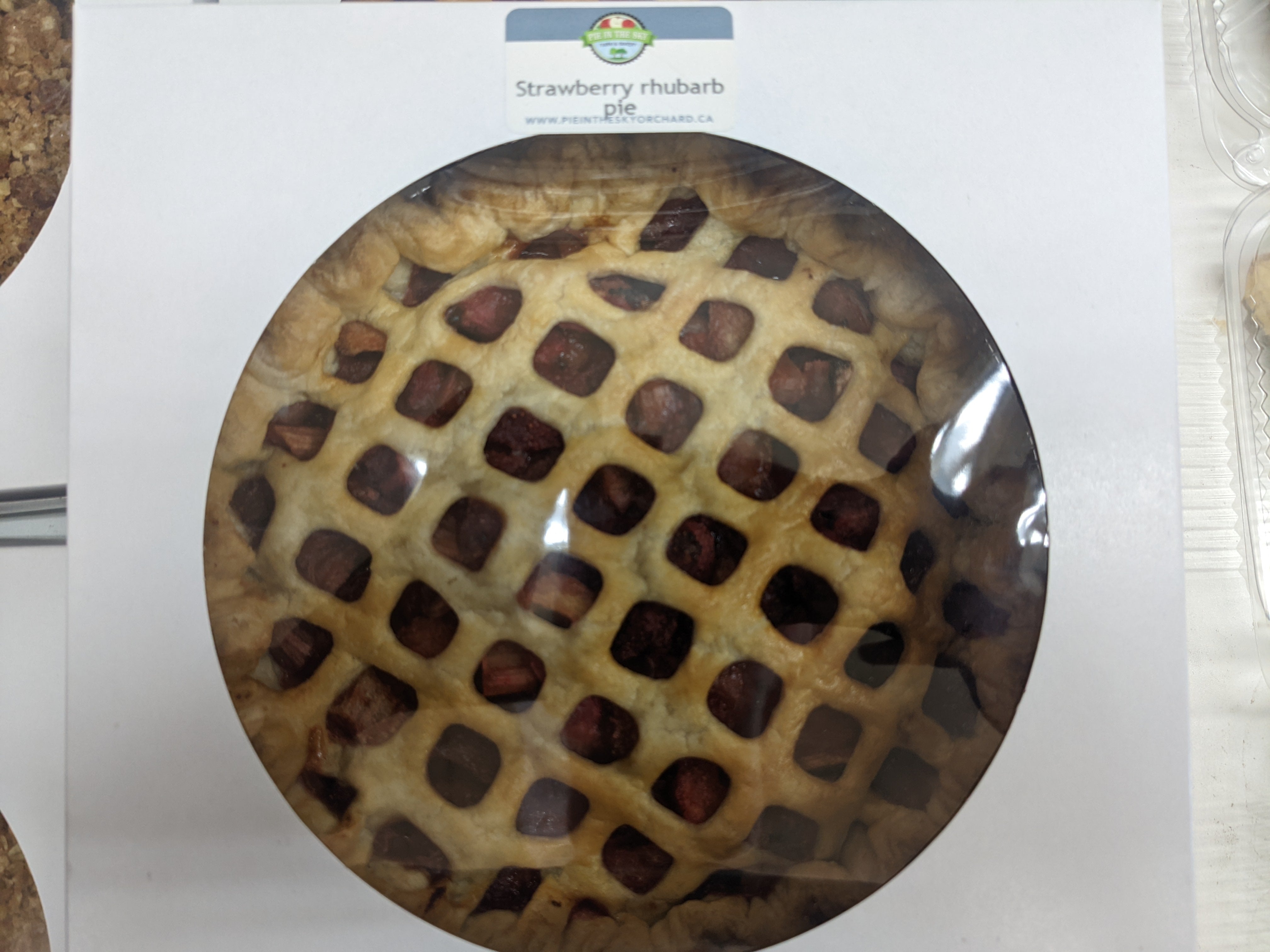 Strawberry Rhubarb Pie - Homemade - Pie In The Sky