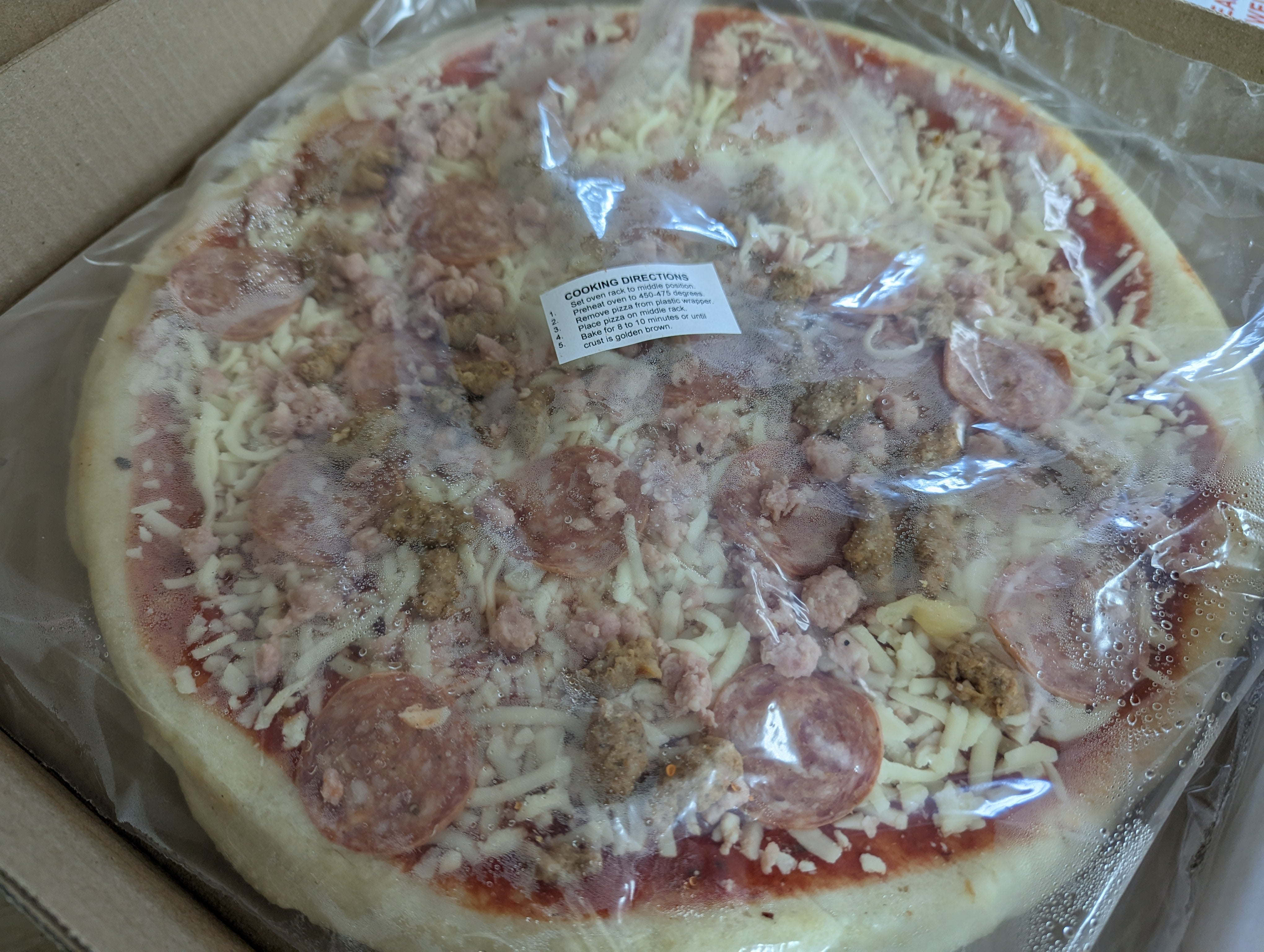 Volcanos 14" Frozen Pizza - Meatlovers