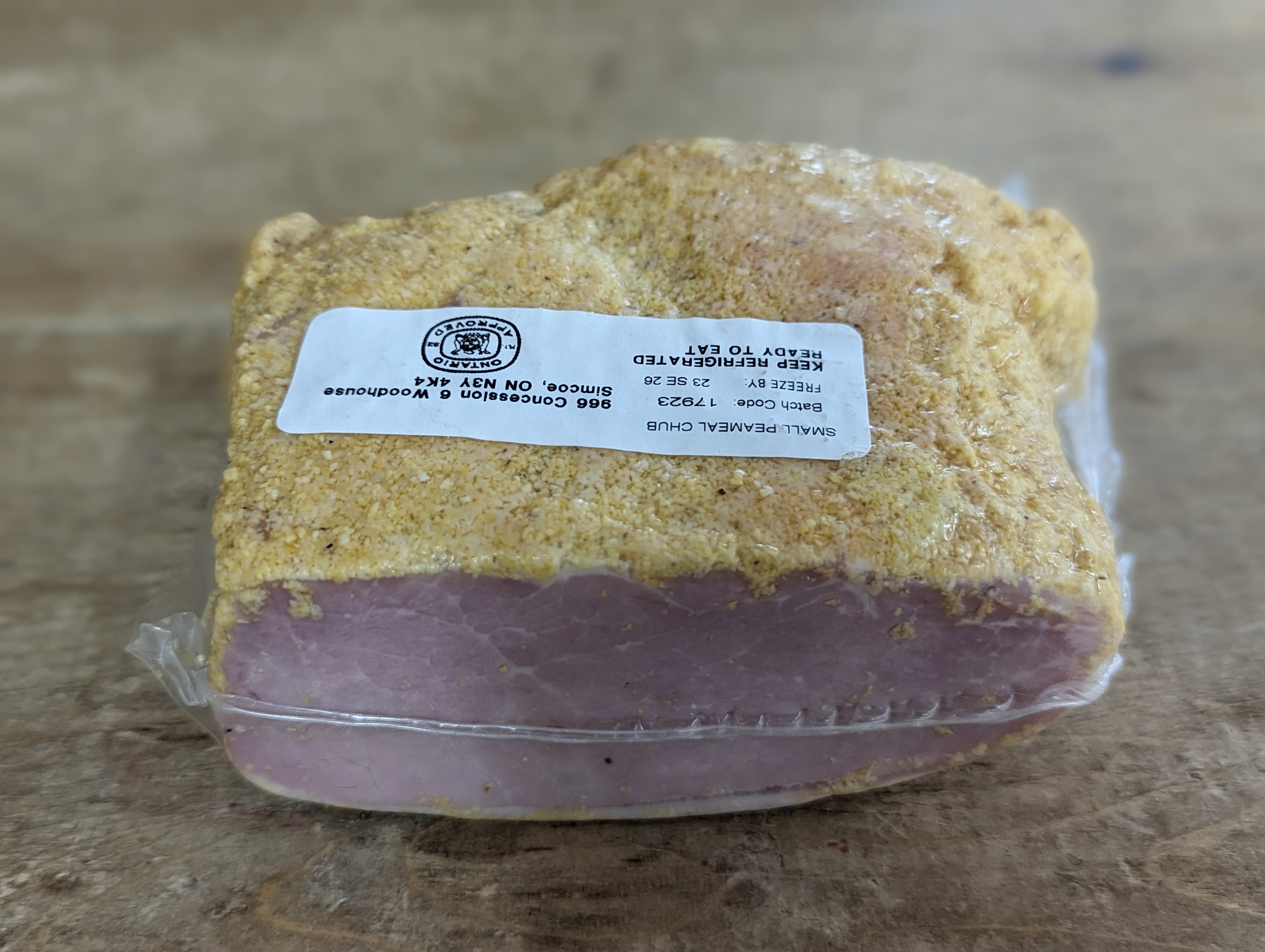 Peameal Chub ~550g- VG Meats