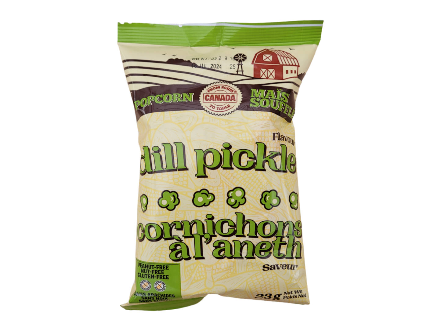 Mini Dill Pickle popcorn 23g