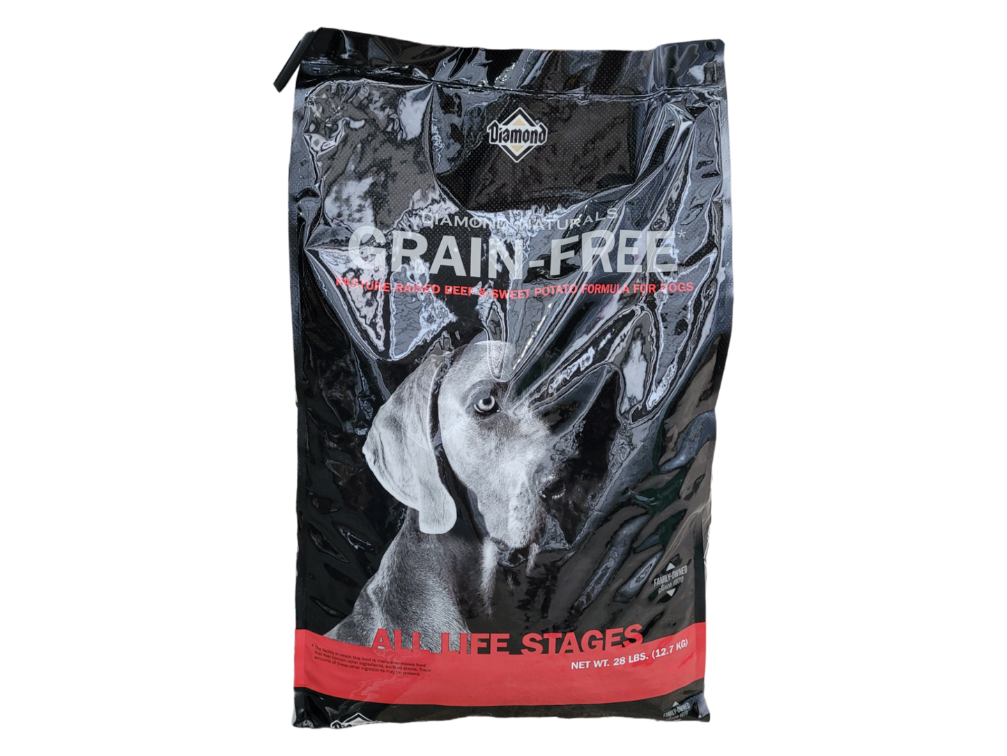 Diamond Naturals Grain free Beef Sweet Potato 28lb