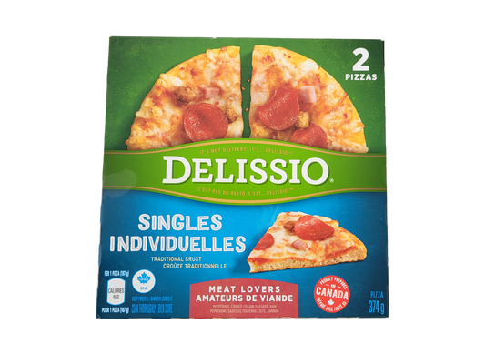 Delissio singles meat lovers pizza