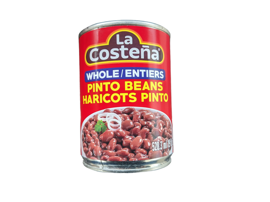 Whole Pinto Beans - 528ml - La Costeña