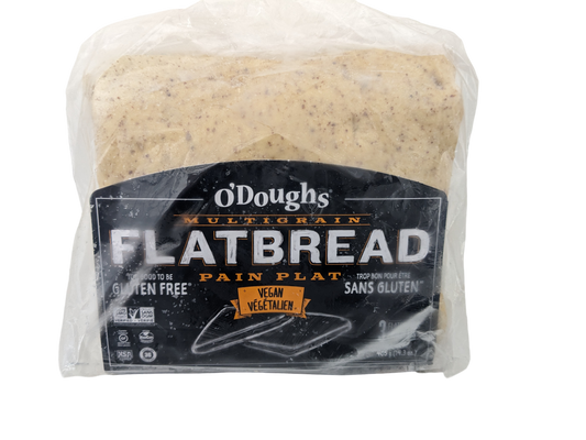 O'Doughs Gluten Free multigrain Flatbreads - 405g - Frozen