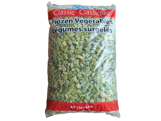 Green Peppers, Diced - Frozen