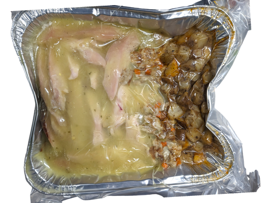 Turkey with stuffing and potatoes - 2kg