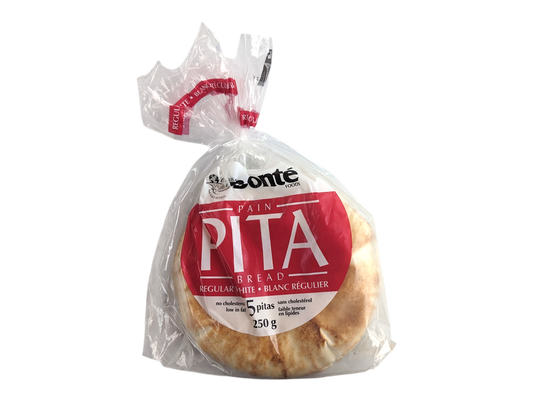 White Pitas - 5 Pack - Frozen