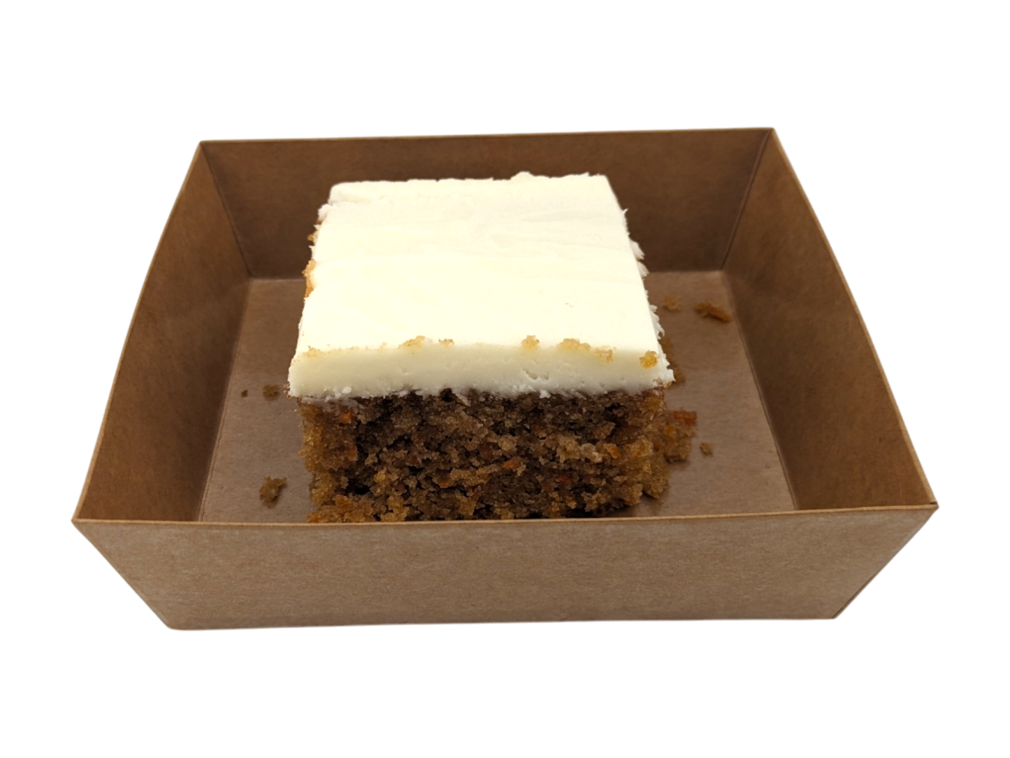 Homemade Carrot Cake Square