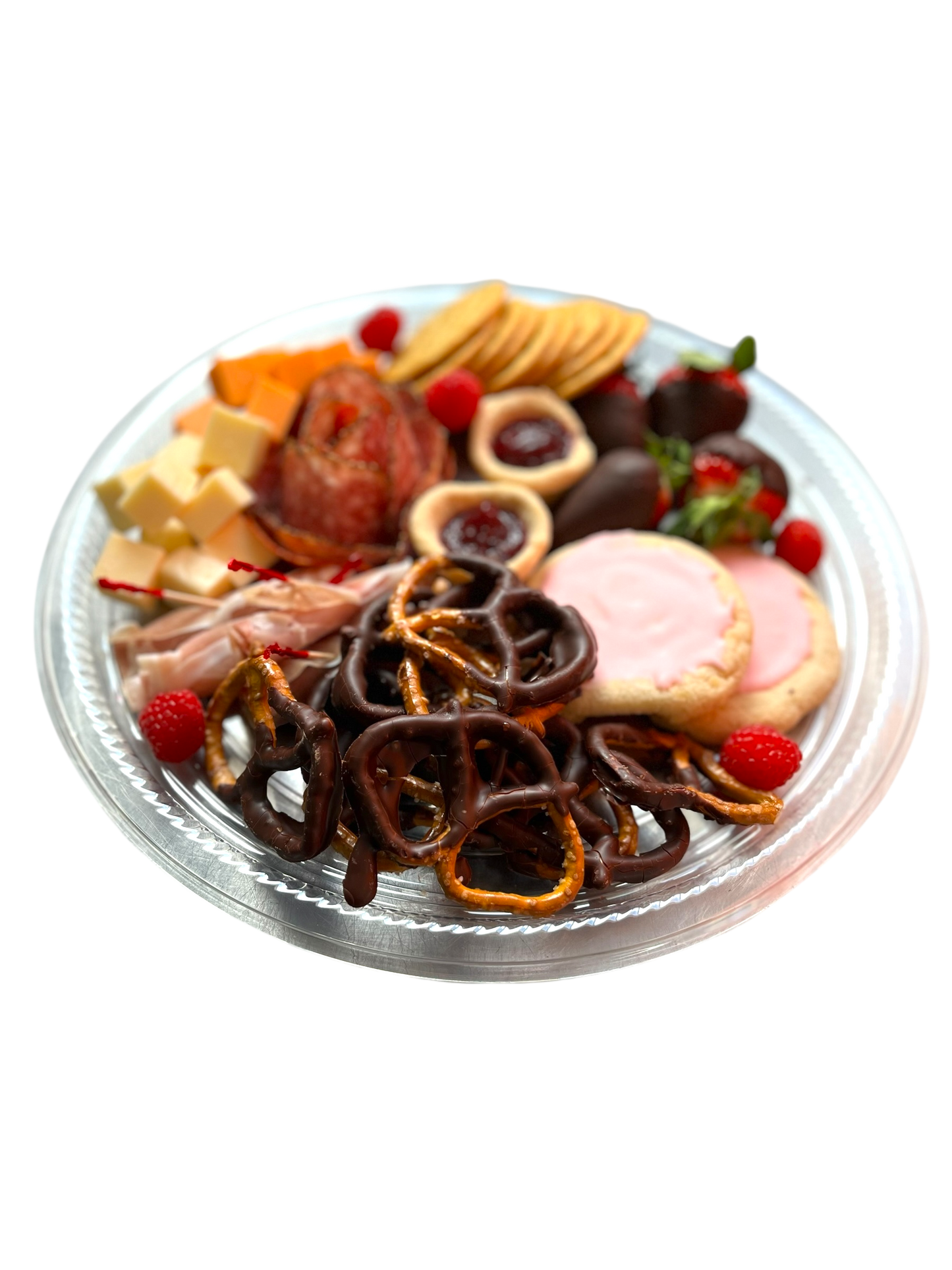 Valentine's Charcuterie and Chocolate Tray 12"