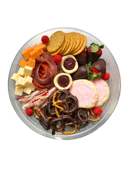 Valentine's Charcuterie and Chocolate Tray 12"