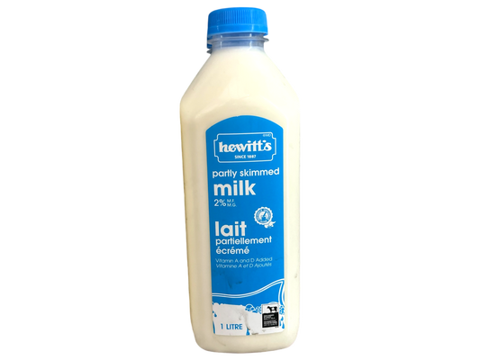 Hewitt's Milk 2% - 1L Carton