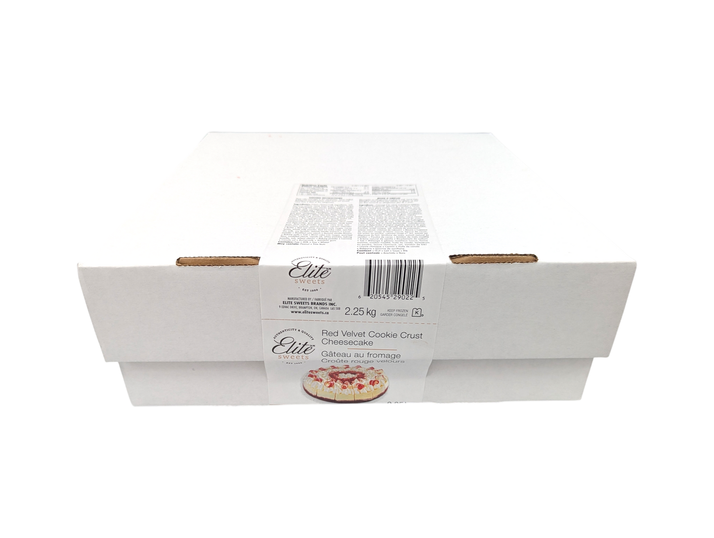 Red Velvet Cookie Crust Cheesecake