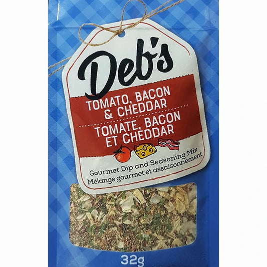 Tomato, Bacon & Cheddar Dip Mix - Deb's Dips