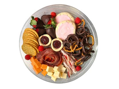 Valentine's Charcuterie and Chocolate Tray 12"