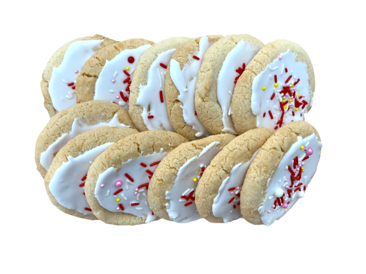 Valentine's Sugar Cookies 12pk