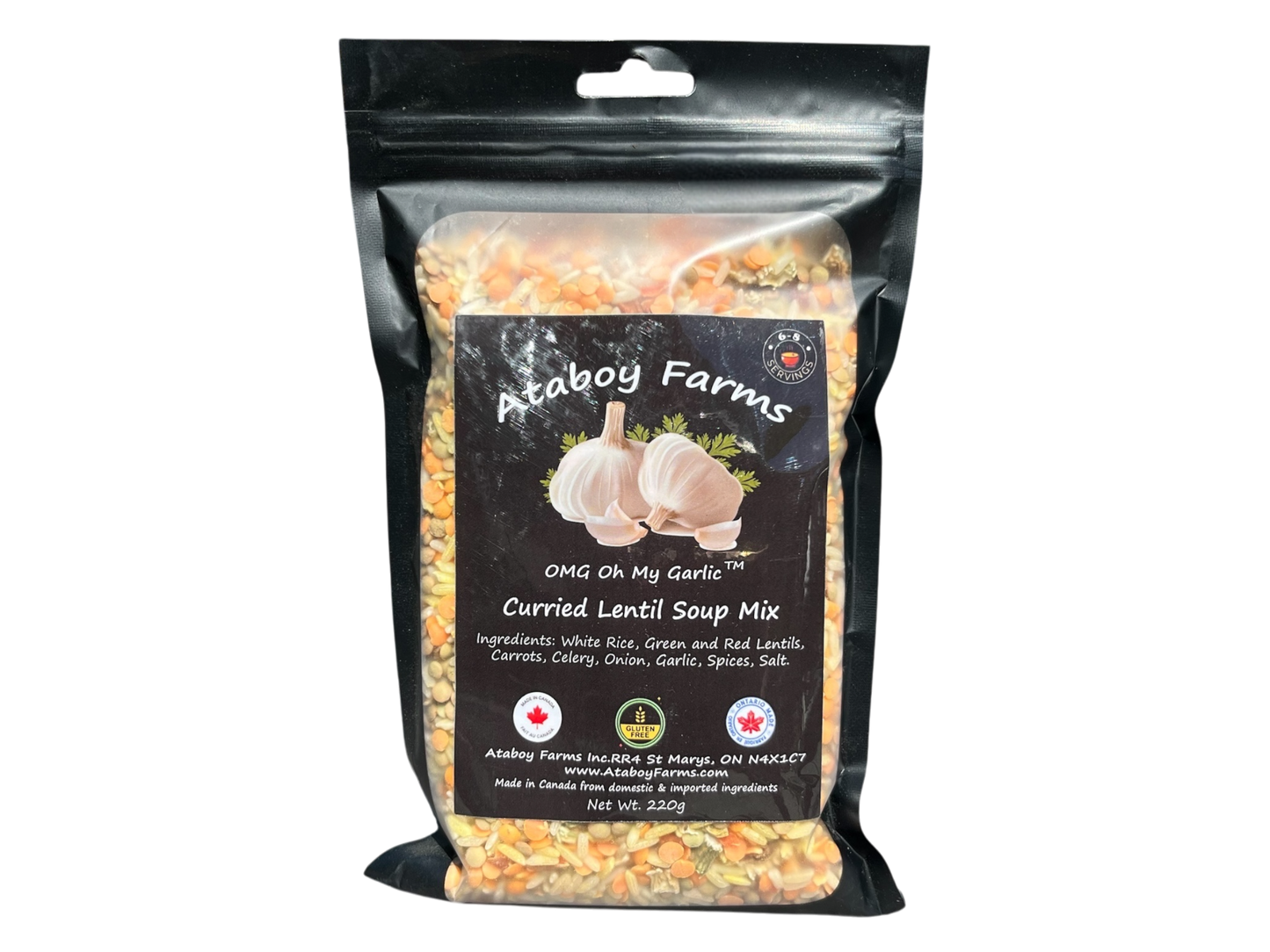 Curried Lentil Soup Mix