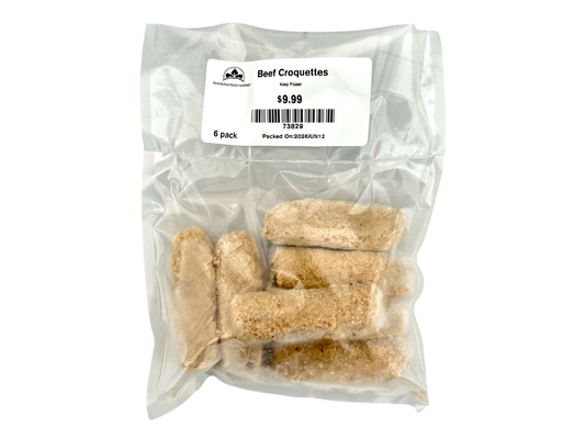 Beef Croquettes - 6 pack Frozen
