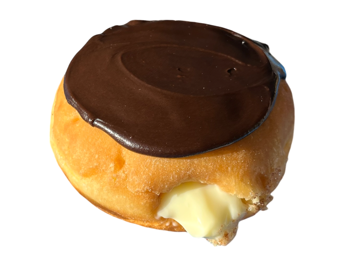 Homemade Boston Cream Donut