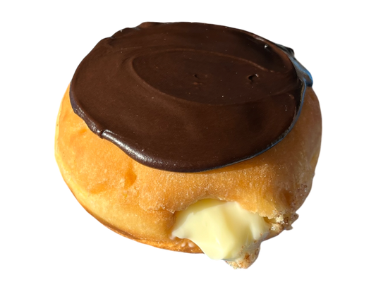 Homemade Boston Cream Donut
