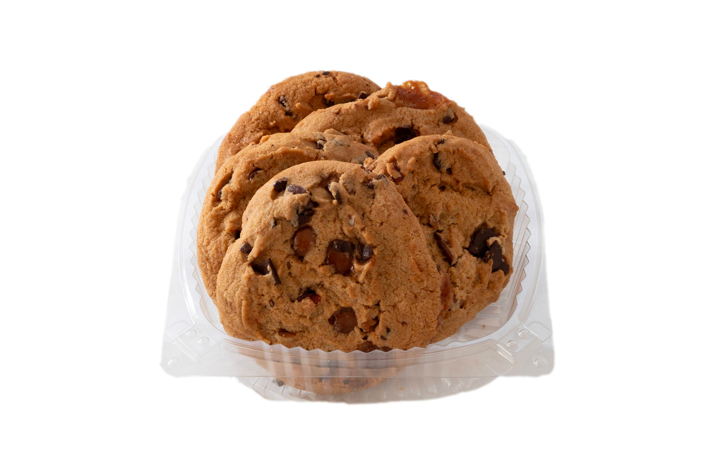 Frozen Homemade Caramel Toffee Pecan Cookies