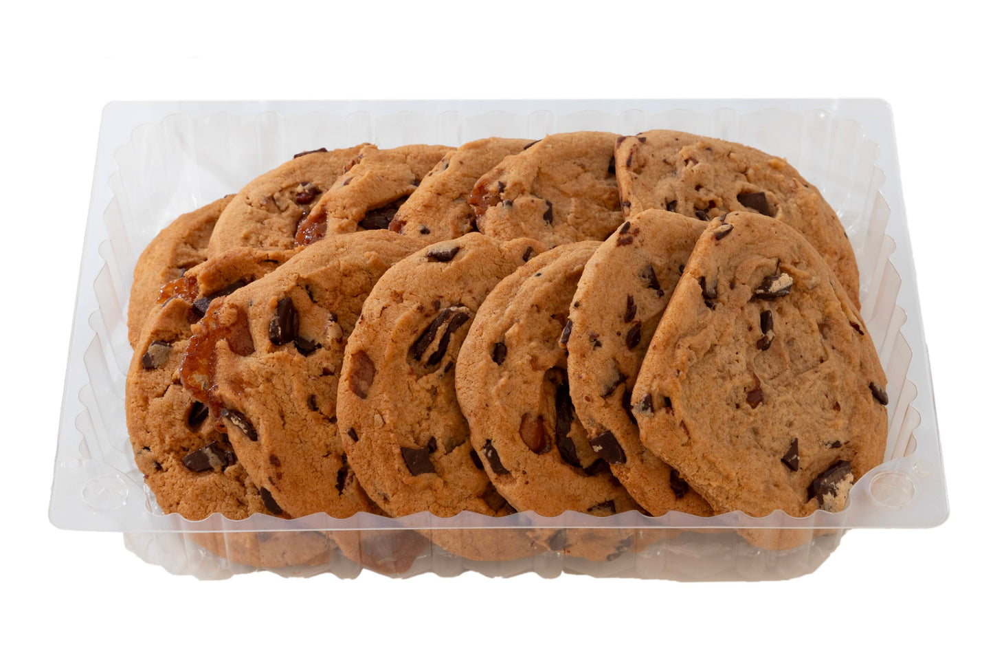 Frozen Homemade Caramel Toffee Pecan Cookies