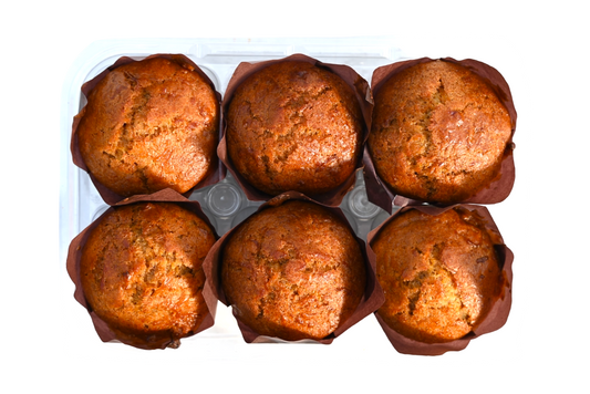 Homemade Carrot Muffins - 6 Pack