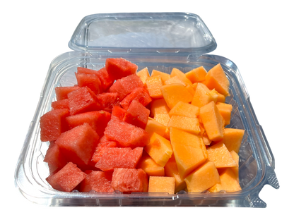 Fresh Cut Cantaloupe & Watermelon