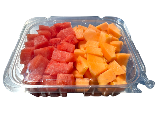 Fresh Cut Cantaloupe & Watermelon