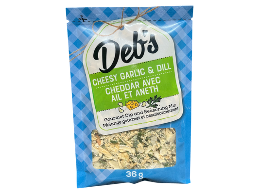 Cheesy Garlic & Dill Dip Mix - Deb's Dips