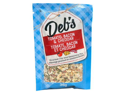Tomato, Bacon & Cheddar Dip Mix - Deb's Dips