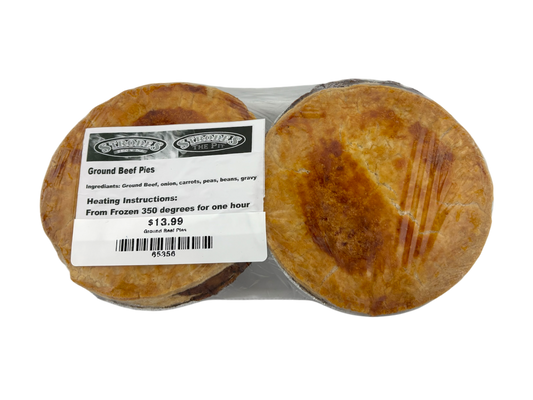 5" Ground Beef Pies - 2 Pack - Strodes