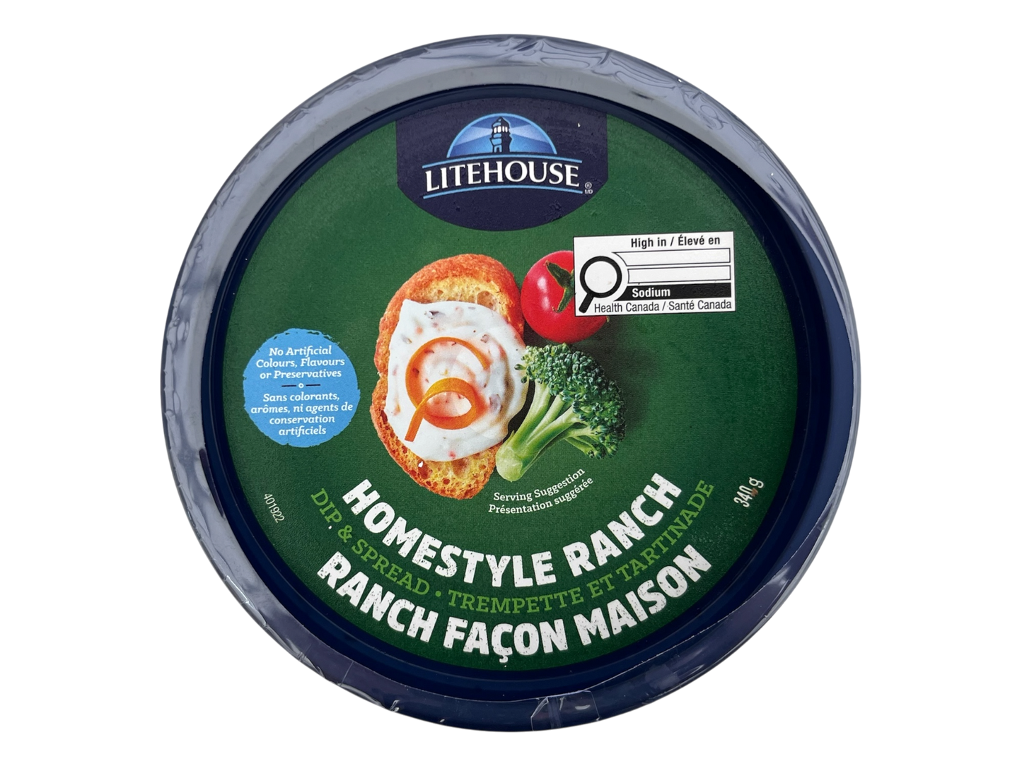 Homestyle Ranch Dip - Litehouse - 340g