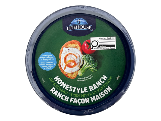 Homestyle Ranch Dip - Litehouse - 340g